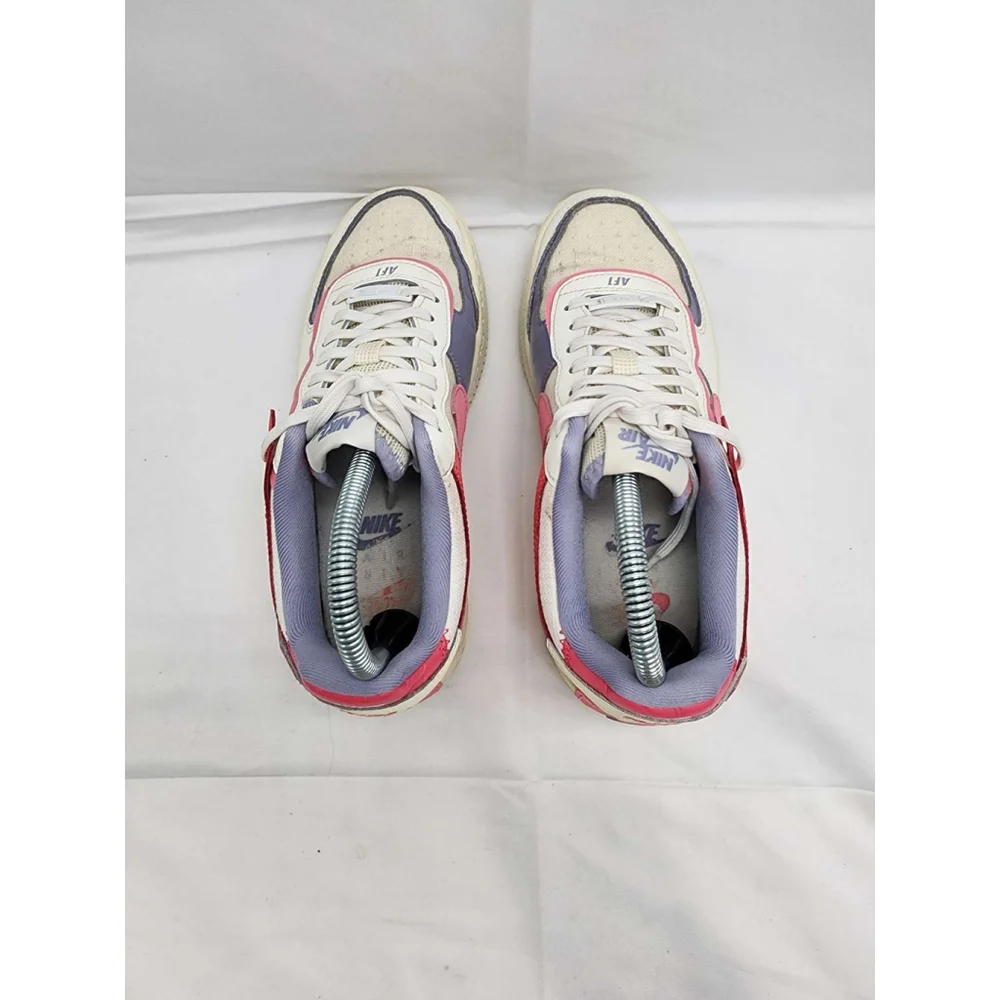 Nike Air Force 1 Shadow SE Women's Athletic Sneakers Summit White Pink Used 7